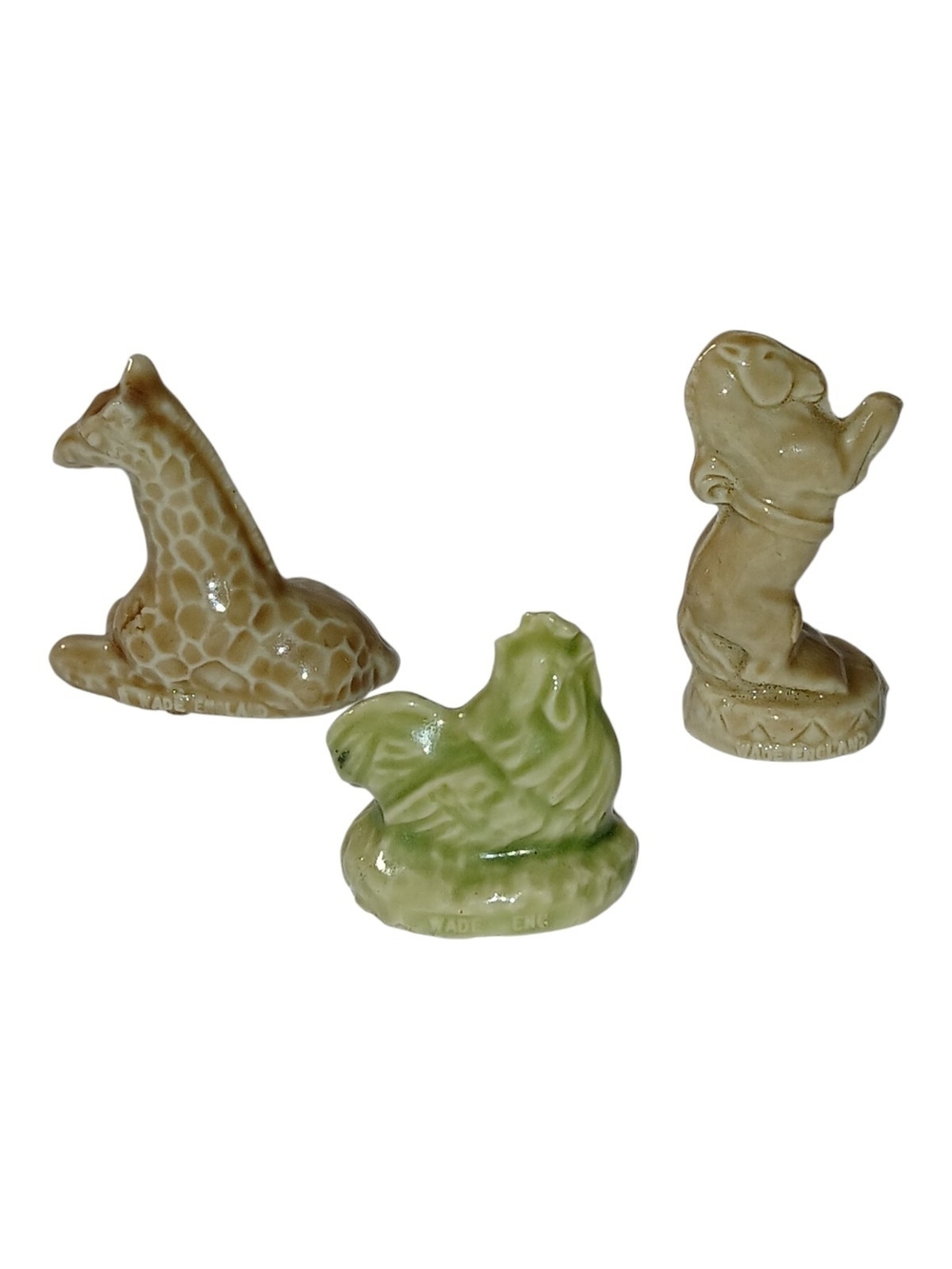 Vintage Wade England Red Rose Tea Whimsies Figurines Lot of 3
